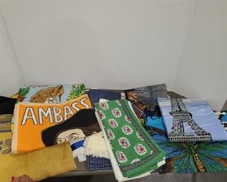 Assorted dish towels