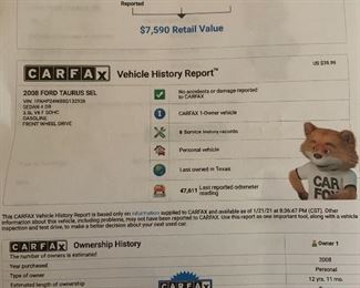Whole CARFAX available