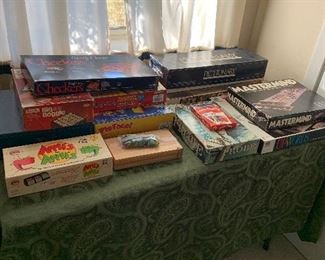 so many games, including some vintage first editions in great condition 
