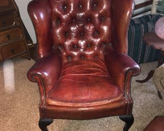 Super Comfortable Leather Library Chairs
