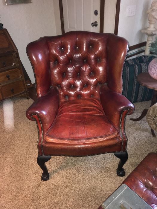 Super Comfortable Leather Library Chairs