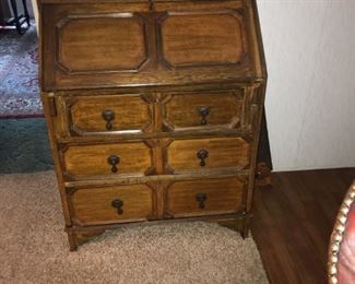 Oak Slant front Desk