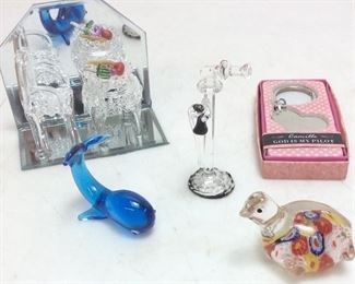 MINIATURE GLASS FIGURINES