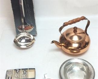 COPPER TEAPOT, LADEL