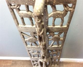 ANTIQUE AFRICAN TRIBAL HAND CARVED