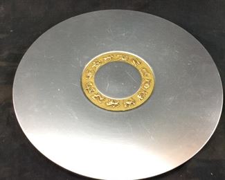 VTG. KENSINGTON ALUMINUM ZODIAC 19’’ PLATTER