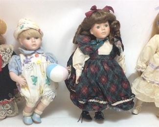 4 PORCELAIN DOLL COLLECTION