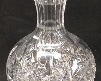 CRYSTAL DECANTER VASE