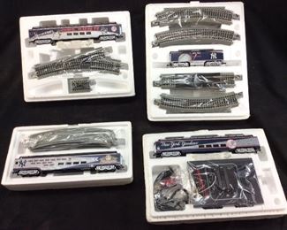 (4) NY YANKEES BACHMANN TRAINS W