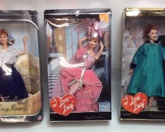 3) I LOVE LUCY BARBIE DOLL