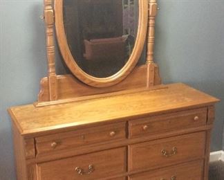 DRESSER WITH MIRROR