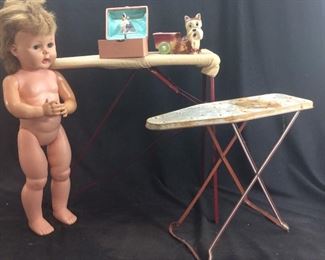 Vintage Horseman Doll & Ironing BOARD