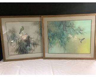 009 Daniel Lee Chinese Diptych Reproductions 2ct