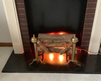 Electric Logs and Andirons