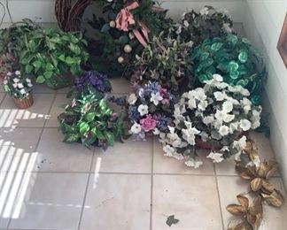 Patio Silk Flowers Arrangements