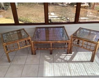 Square Bamboo Tables