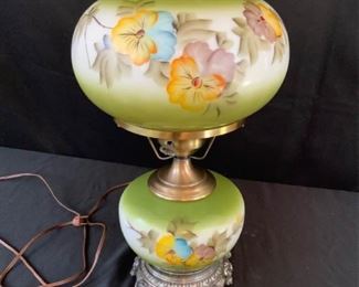 Vintage Electric Hurricane Lamp