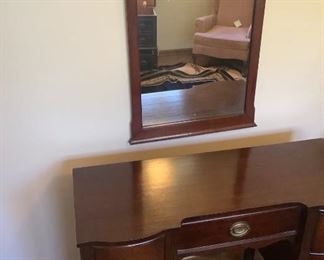 Vintage Mirror Vanity Dresser
