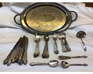 W.M. Rogers Reinforced Silver Plate Set