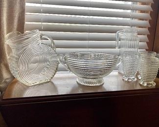 Anchor Hocking "Manhattan" glassware from the 30's