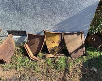 One right side, 3 left side 28-29 cowl panels. One pair has the bracing 