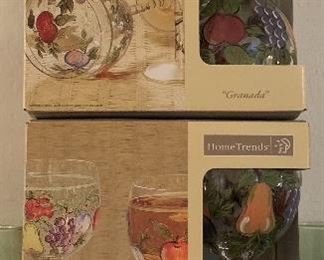 Home Trends Matching Wine Glasses