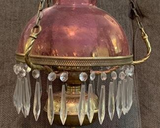 Stunning Antique Iridescent Chandelier