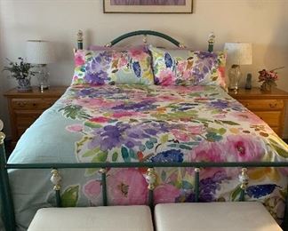 Queen Vintage Brass Bedframe