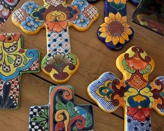 Assorted Talavera Crosses