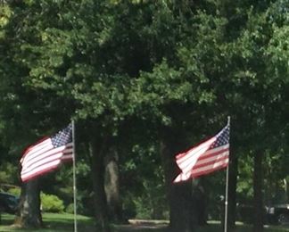 Speaking of flags  .  .  . please thank our veterans for their service.