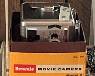 Vintage Brownie movie camera