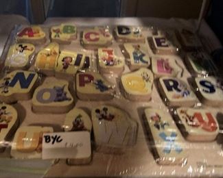 ABC puzzle (covered in Saran)