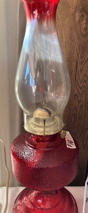 Red oil lamp