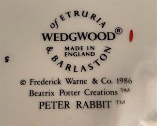 Wedgwood "Peter Rabbit" by Beatrix Potter