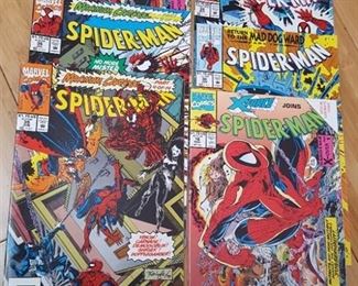 6 Spider-Man comic books