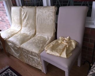 Upholstered Dining Chairs/Slip Covers