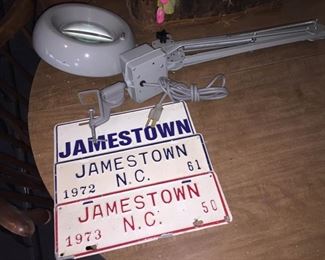 Vintage Jamestown N.C. City Tags