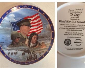 D Day Commemorative Plate