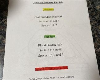 Cemetery Plots for Sale Guilford Memorial Park/Floral Garden Park