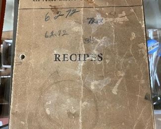 1950 Military Recipes Book