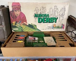 Vintage Aurora Derby Game Unused in Box