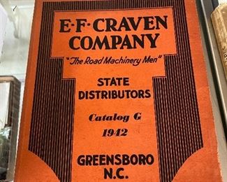 1942 E.F. Craven Road Machinery Catalog