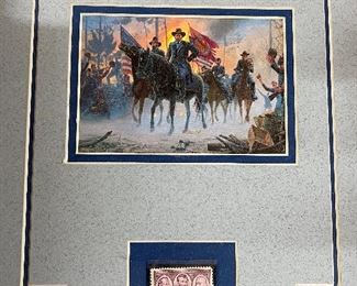 Civil War Commemorative Stamp Page