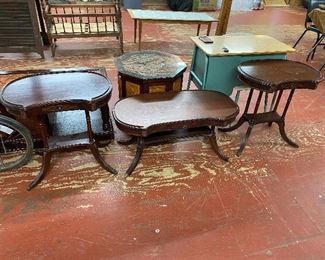 Old Duncan Phyfe End and Coffee Table Set