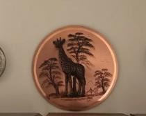 Elephant and Zebra Collectable Plates