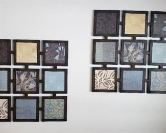 $50 each, two available    Metal wall decor.