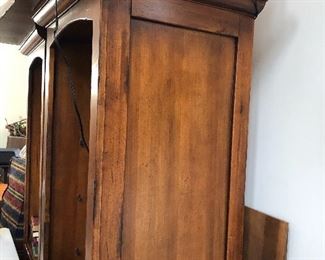 Walter E. Smithe entertainment center - side display shelves