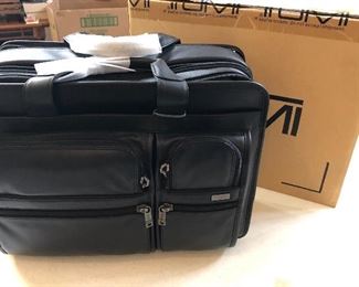 brand new leather TUMI case