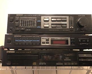 stereo components Kenwood & Pioneer