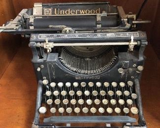 vintage Underwood typewriter